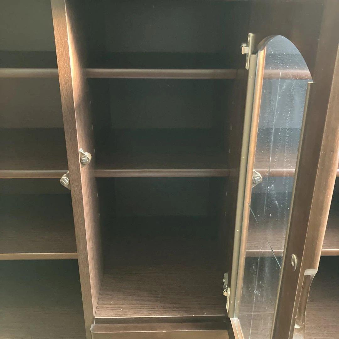 【あらぴー様】キャビネット　飾り棚　扉　レトロ　昭和　たのメル便