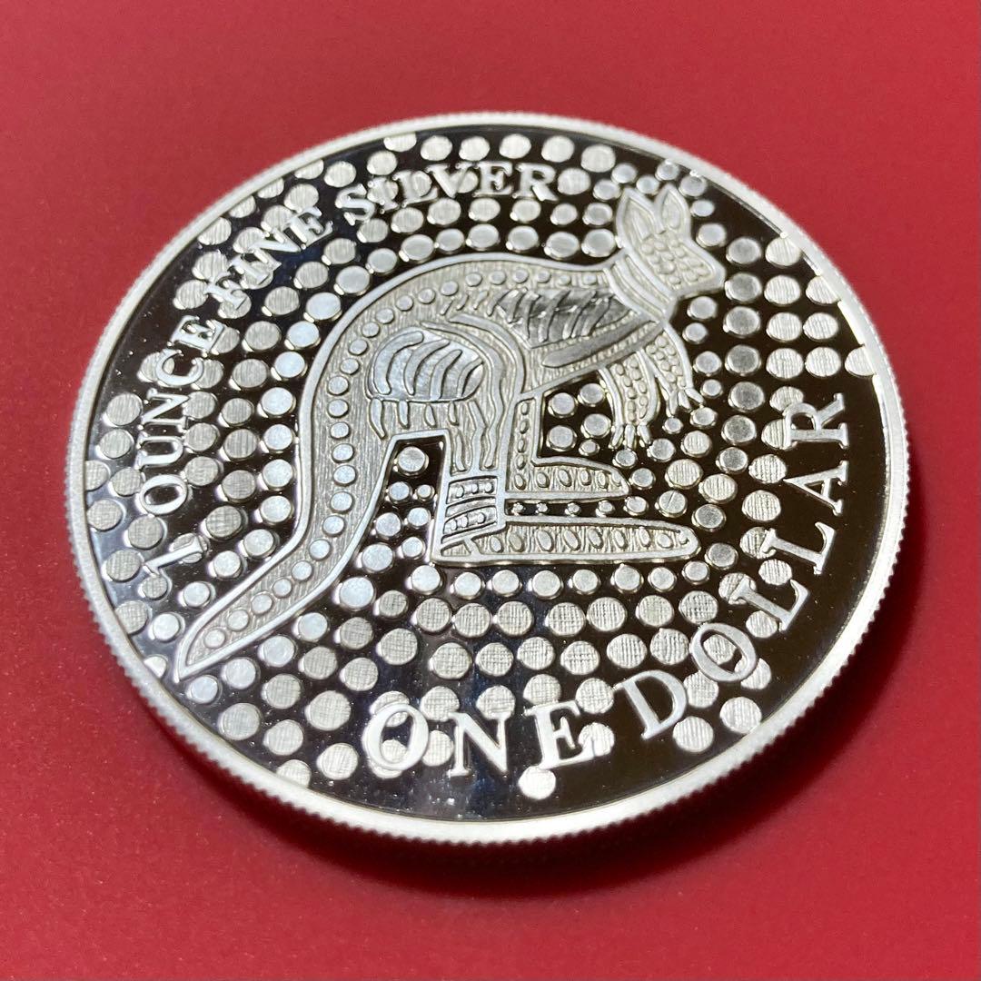 オーストラリア　カンガルー　プルーフ　銀貨　2001　1オンス　証明書　箱付き