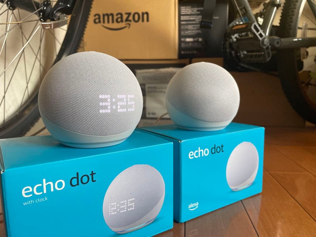 Echo Dot with Clock 第5世代 ＋Echo Dot のセット