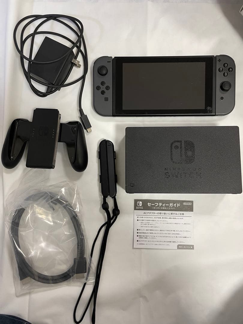 Nintendo Switch HAC-S-KAAAA 本体 グレー 全付属品有