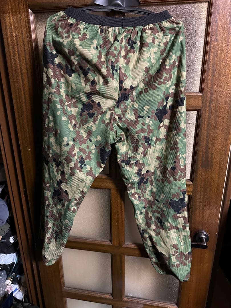 自衛隊ウィンドウストッパー迷彩上下L