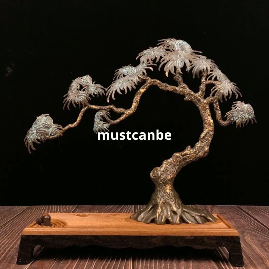 銅器 弔炉 大樹蓮華弔炉 室内薫香炉 香道具 工芸品 置物