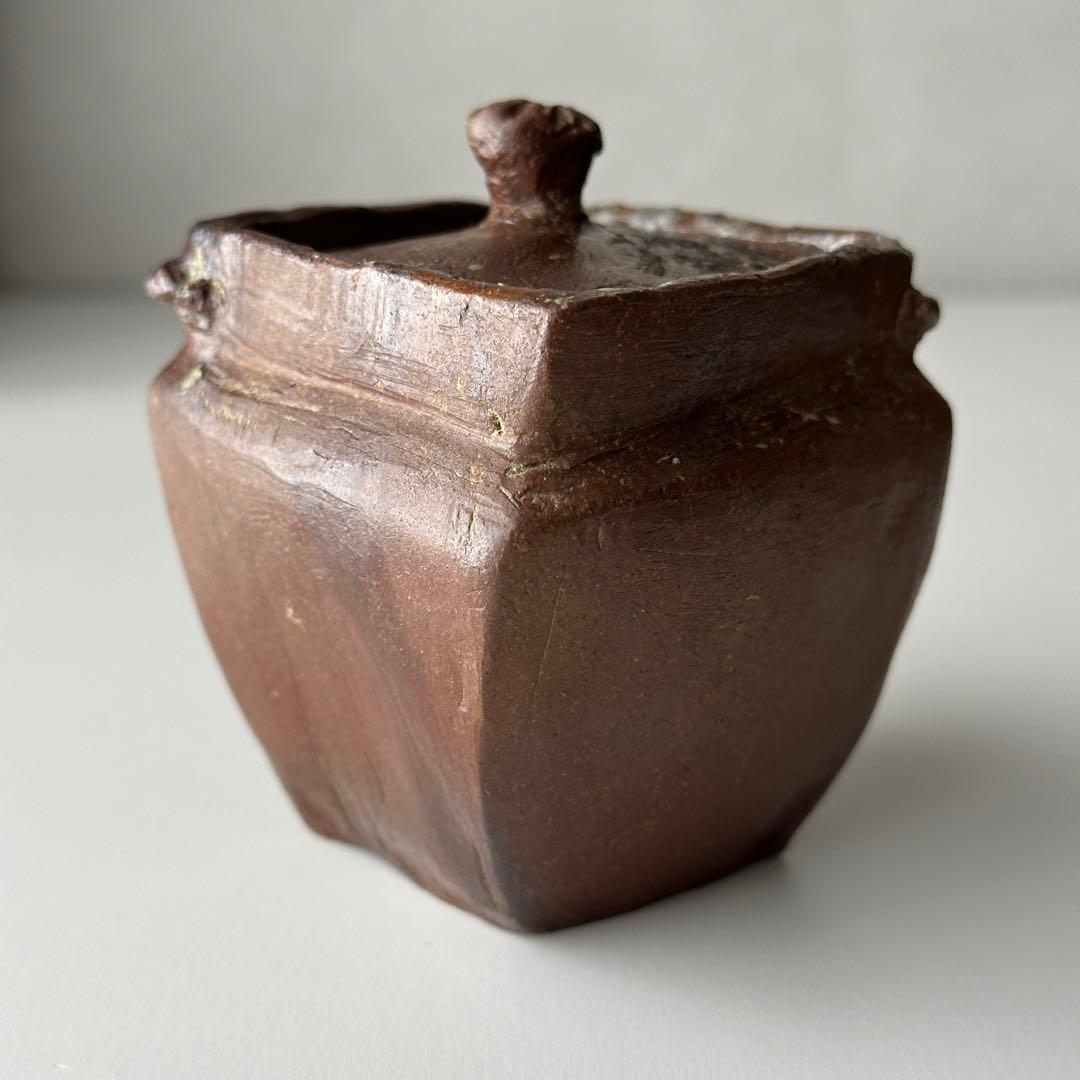 備前焼 茶器 緋襷 宝瓶 蕾