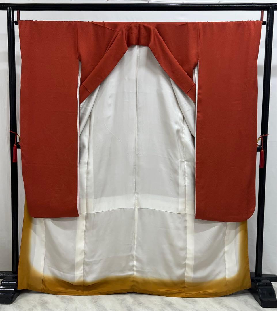 色無地　振り袖　フルセット　長襦袢　成人式　パーティー　袋帯　小物付　675