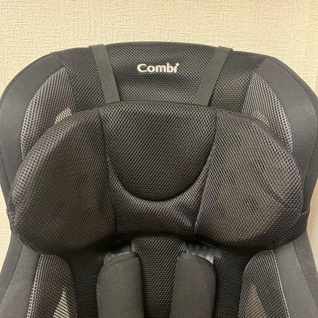 【美品】 コンビ ジョイトリップ エアスルー GG ブラック ジュニアシート