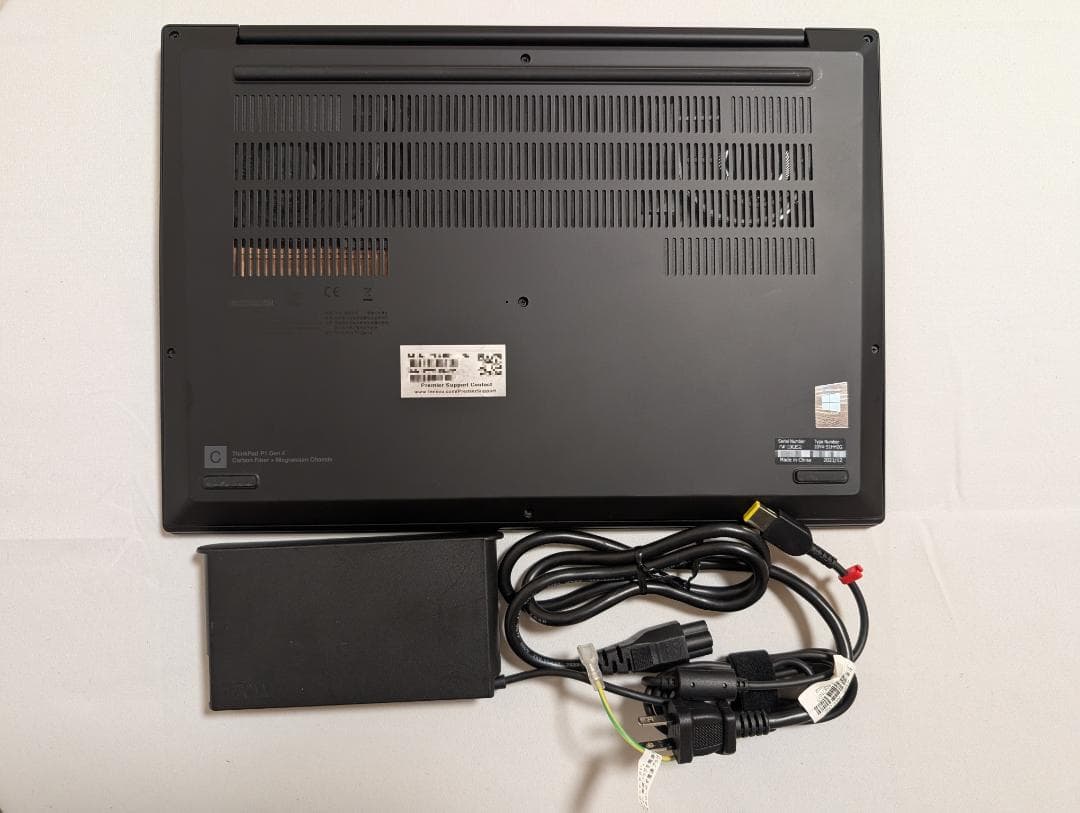 Windowsノート本体 ThinkPad P1 Gen4 i7/32G/512GB/4K/NVIDIA