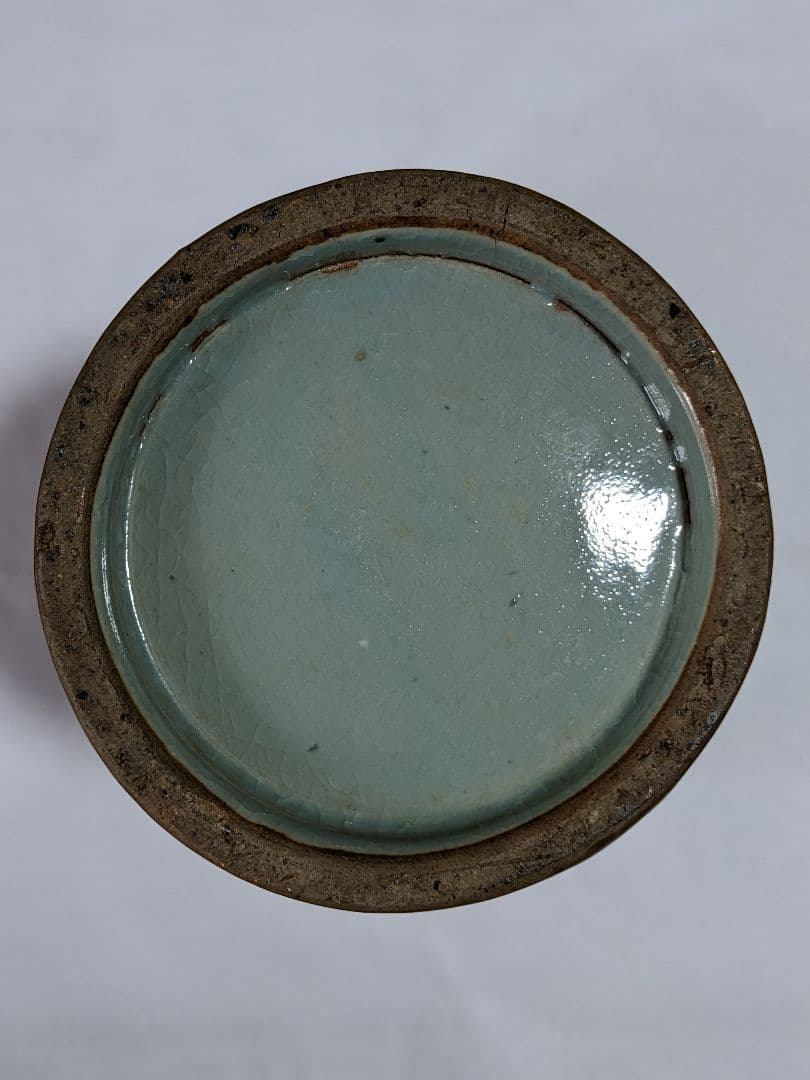 ♦期間限定Xmasセール 朝鮮陶磁！中国 白土象嵌 高麗青磁 梅瓶 骨董品