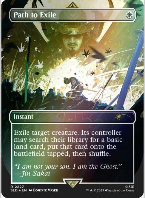 MTG Secret Lair Ghost of Tsushima Foil版