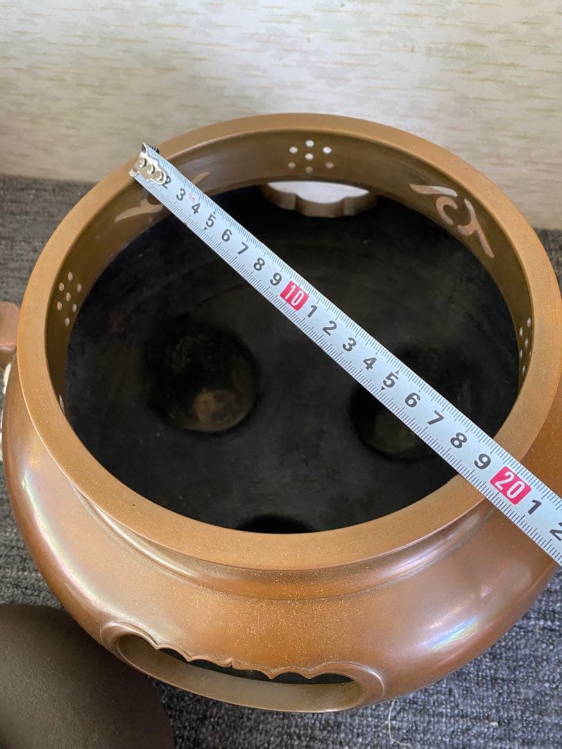 風炉釜　茶道具　茶釜