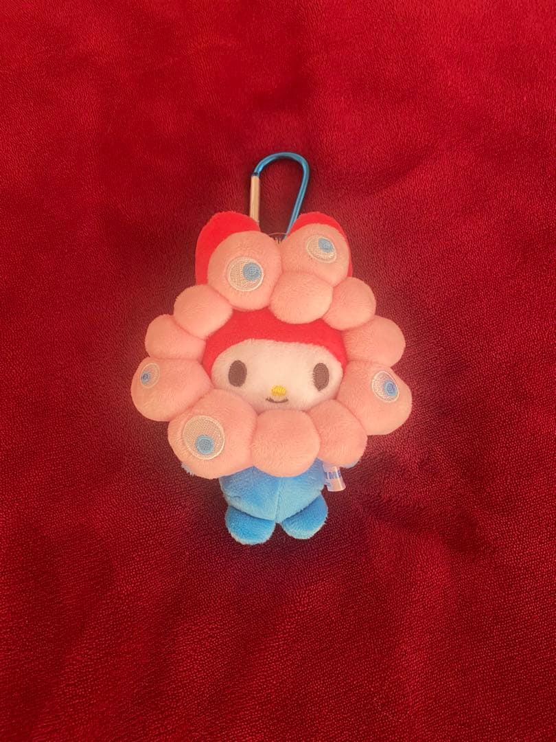 ミャクミャク　マイメロディ ぬいぐるみキーホルダー