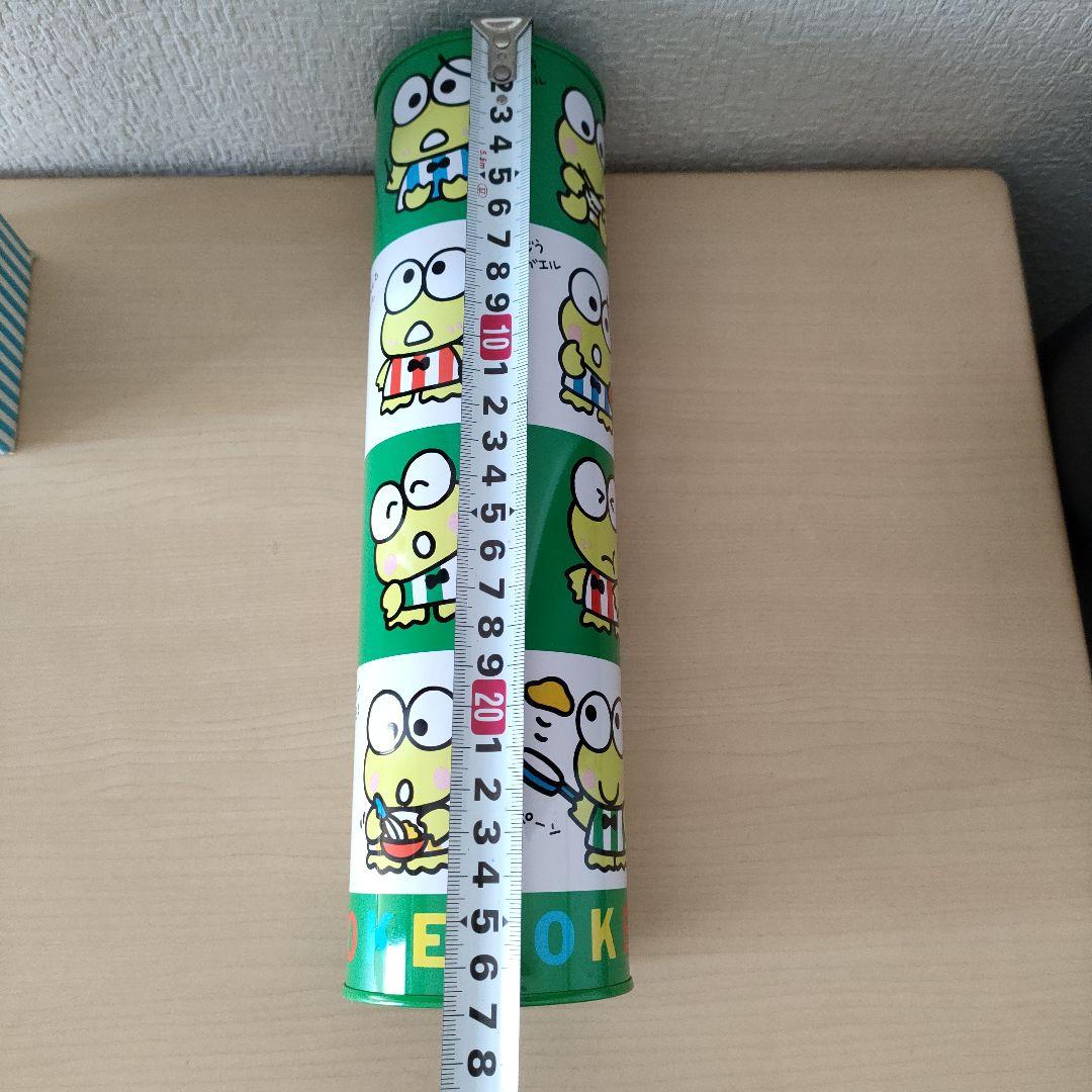 激レア　レトロサンリオ　けろけろけろっぴ　ロング　貯金缶　貯金箱　昭和　大きい