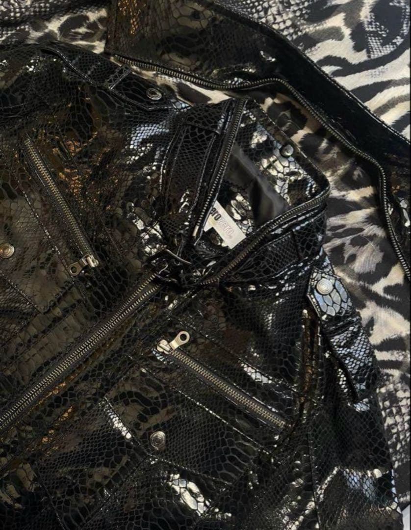 レザーファージャケット 平成 ギャル archive y2k グランジ