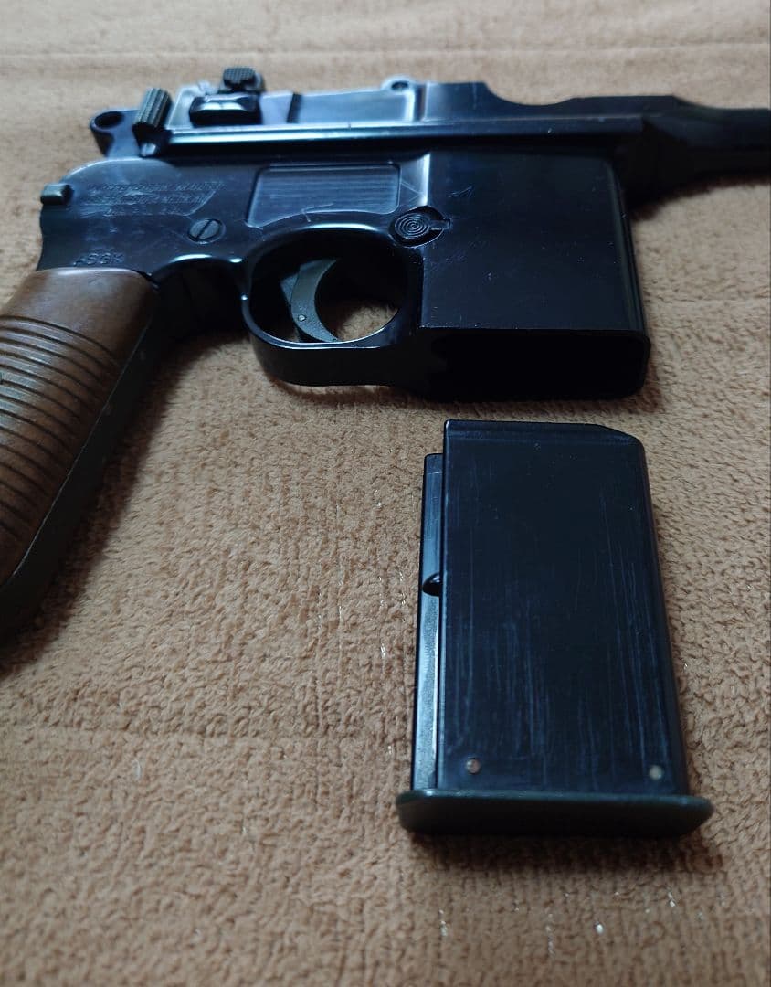 【希少品】フジミ　モーゼル M712　ガスガン プラスチック製