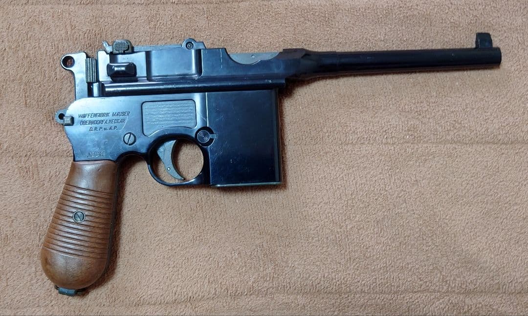 【希少品】フジミ　モーゼル M712　ガスガン プラスチック製