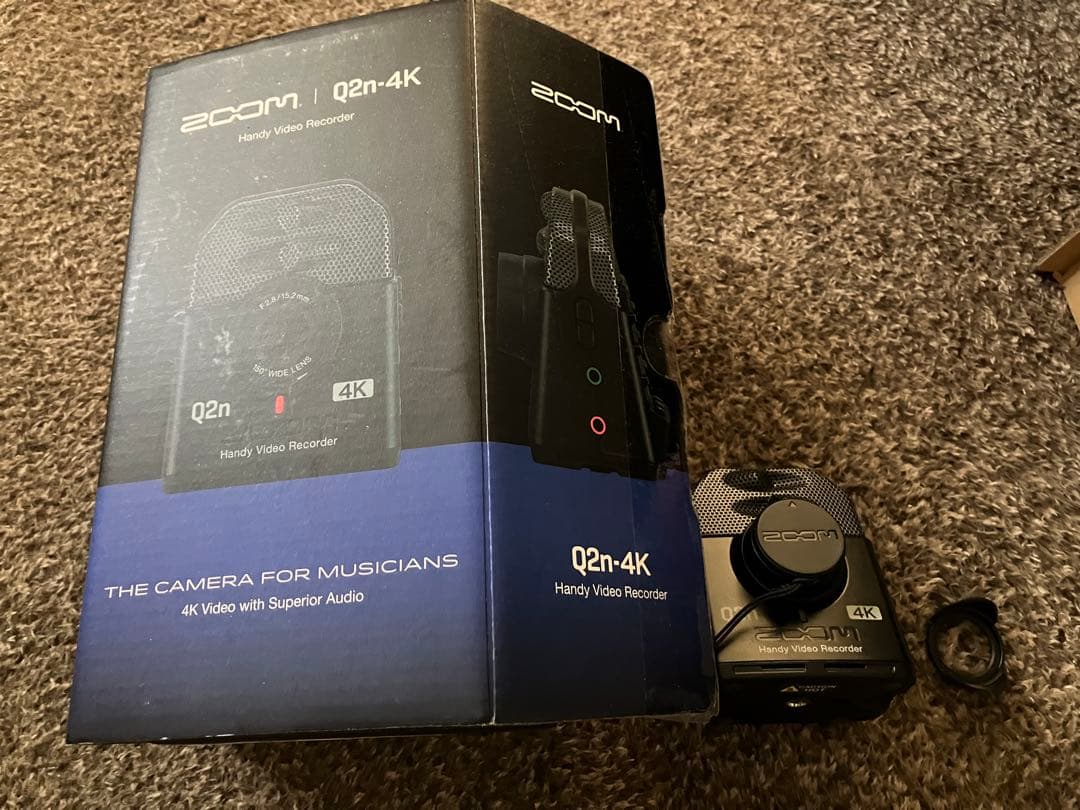 zoom q2n-4k レコーディング　撮影　ハンディレコーダー　高音質