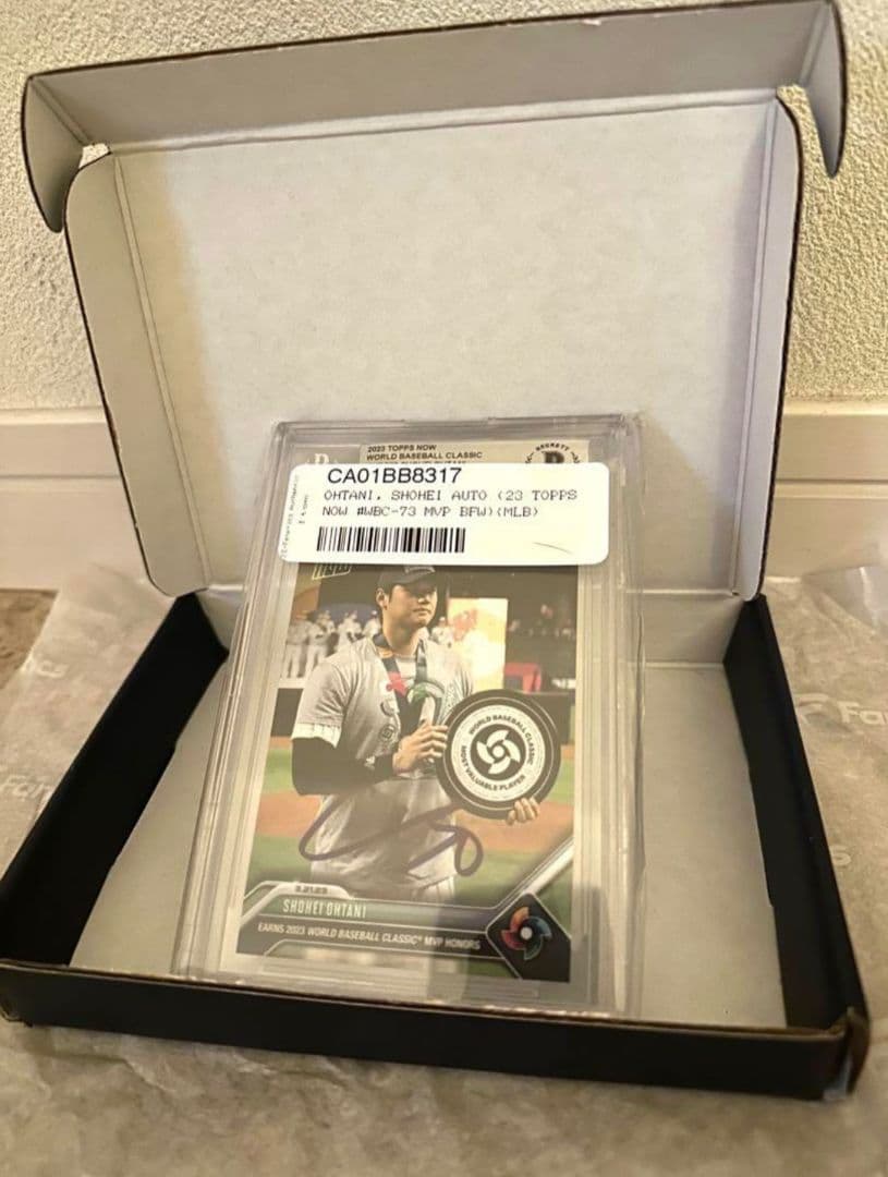 Ｋ*様 大谷翔平　wbc優勝記念サインカード　BECKETT 直筆　2023 t