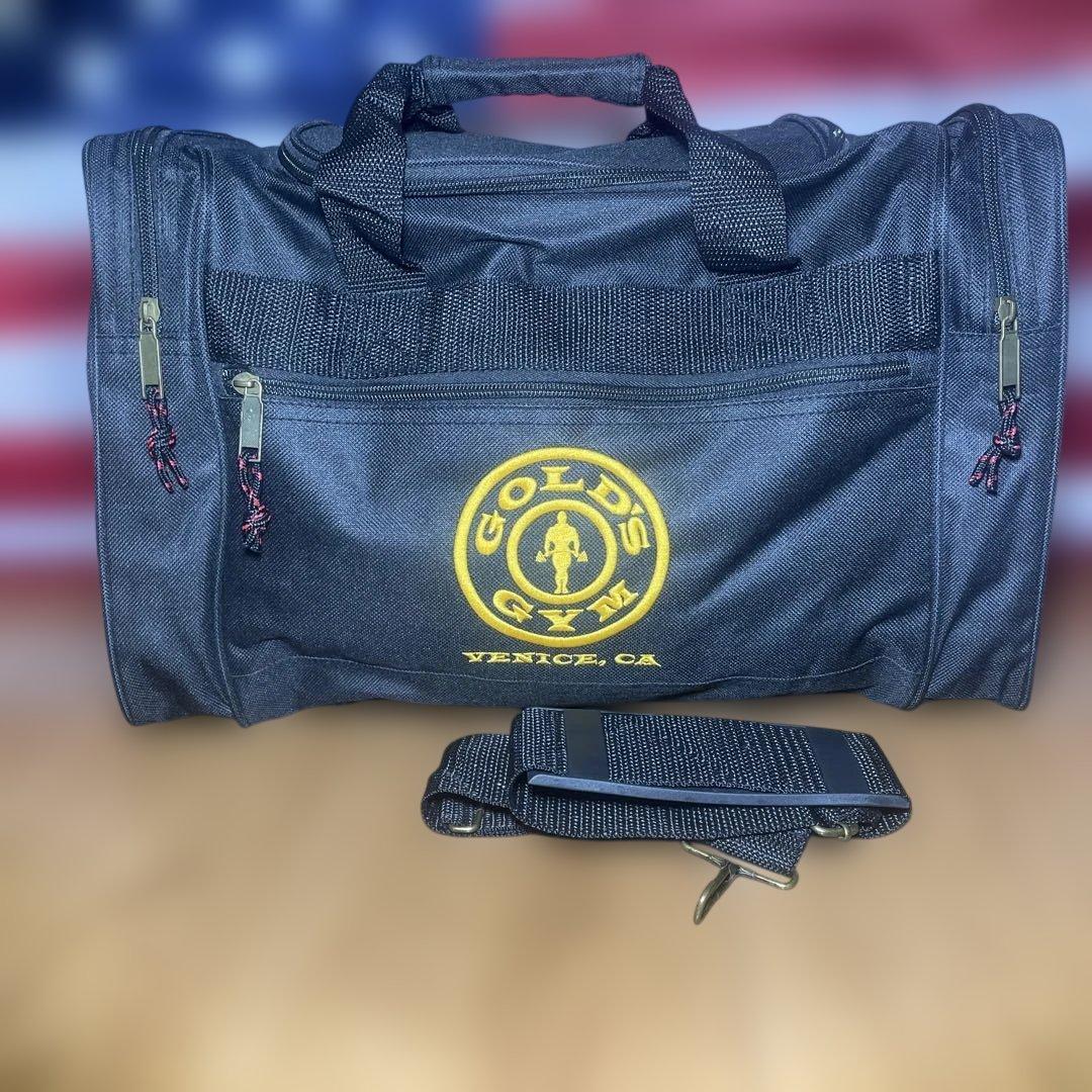 新品未使用　GOLD'S GYM VENICE.CAボストンバッグ　ダッフル 黒
