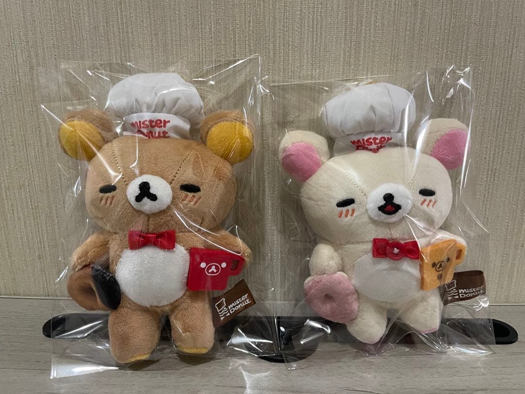 リラックマ　ぶらさげぬいぐるみ　４種セット　限定　女子高生　ミスド