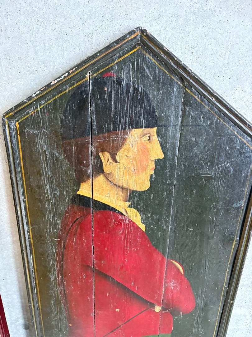 大きなイギリスのアンティーク壁掛け 2枚　高さ174cm ※サイズ間違えてました