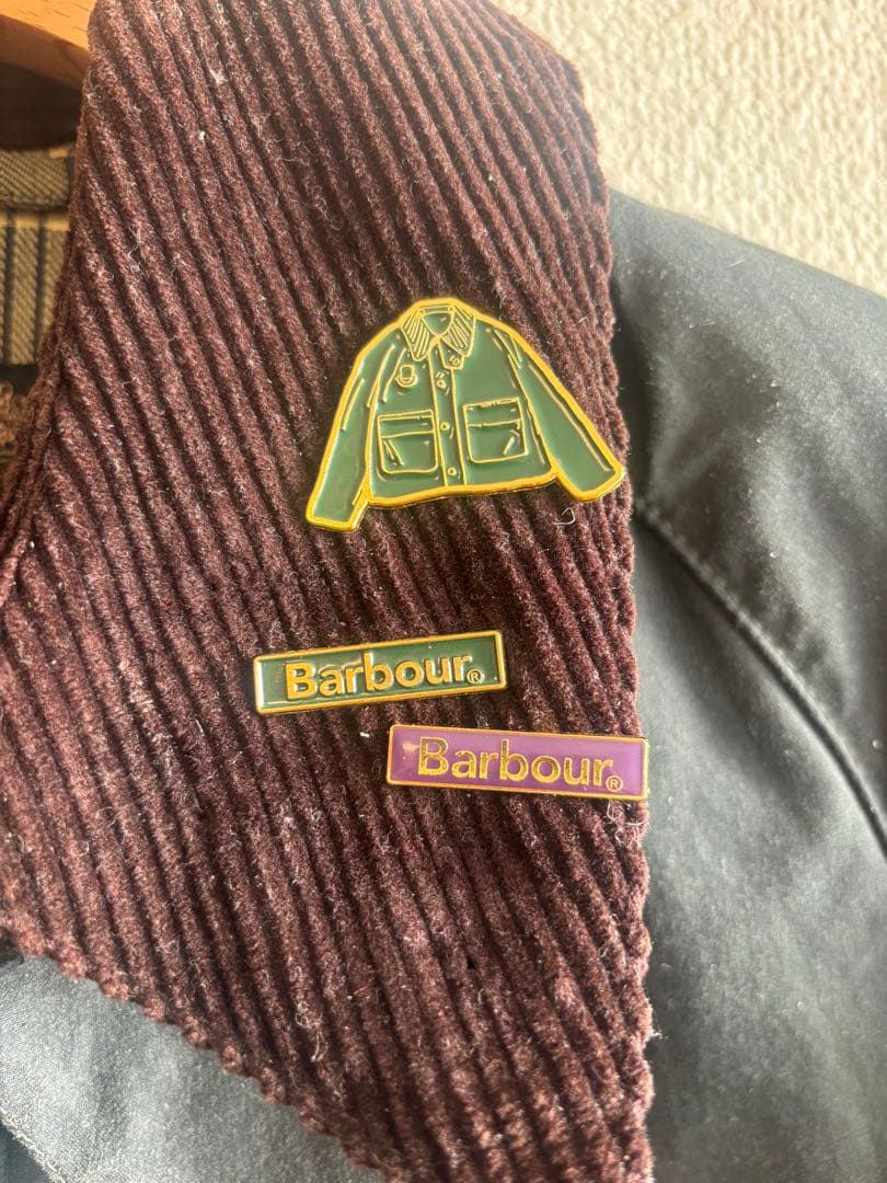 Barbour SPEY バブアースペイ　Mサイズ ピンズ付き