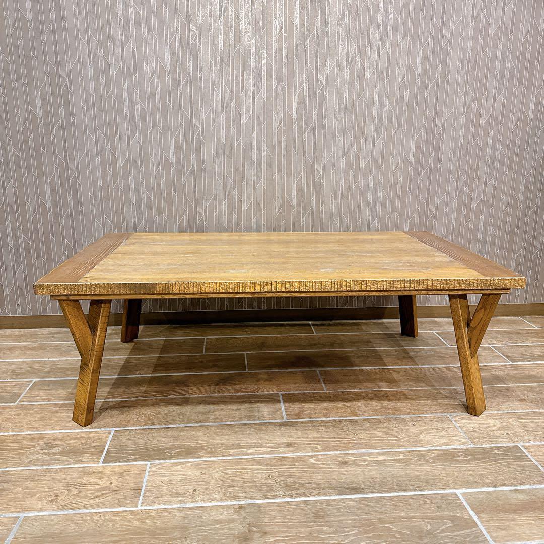 【美品・日本製】日美 家具調 こたつテーブル RUDE3 幅120cm 天然木