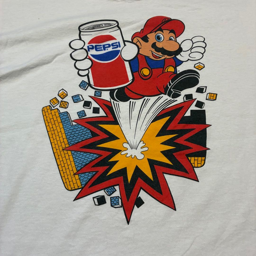 80S USA製 SCREEN STARS MARIO PEPSI プロモ XL