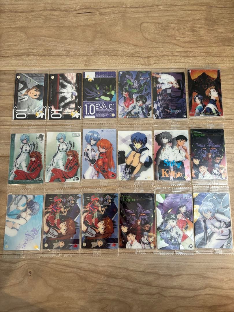 エヴァンゲリオン ウエハース カード まとめ売り 未開封のみ 151種170枚