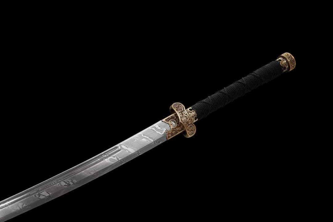 【古青刀】古兵器 刀装具 日本刀　模造刀 居合刀 武士道 鑑賞用 美術刀 贈り物