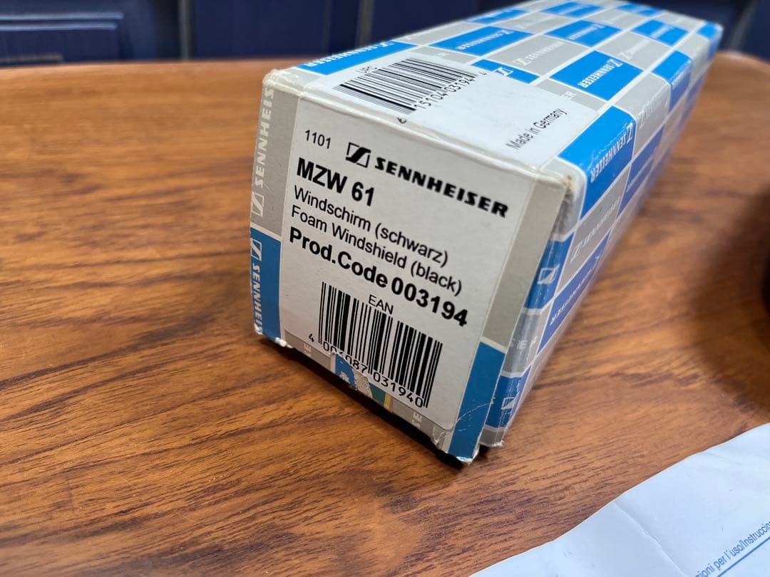 SENNHEISER／ゼンハイザー　MZW61 フォーム製ウィンドスクリーン