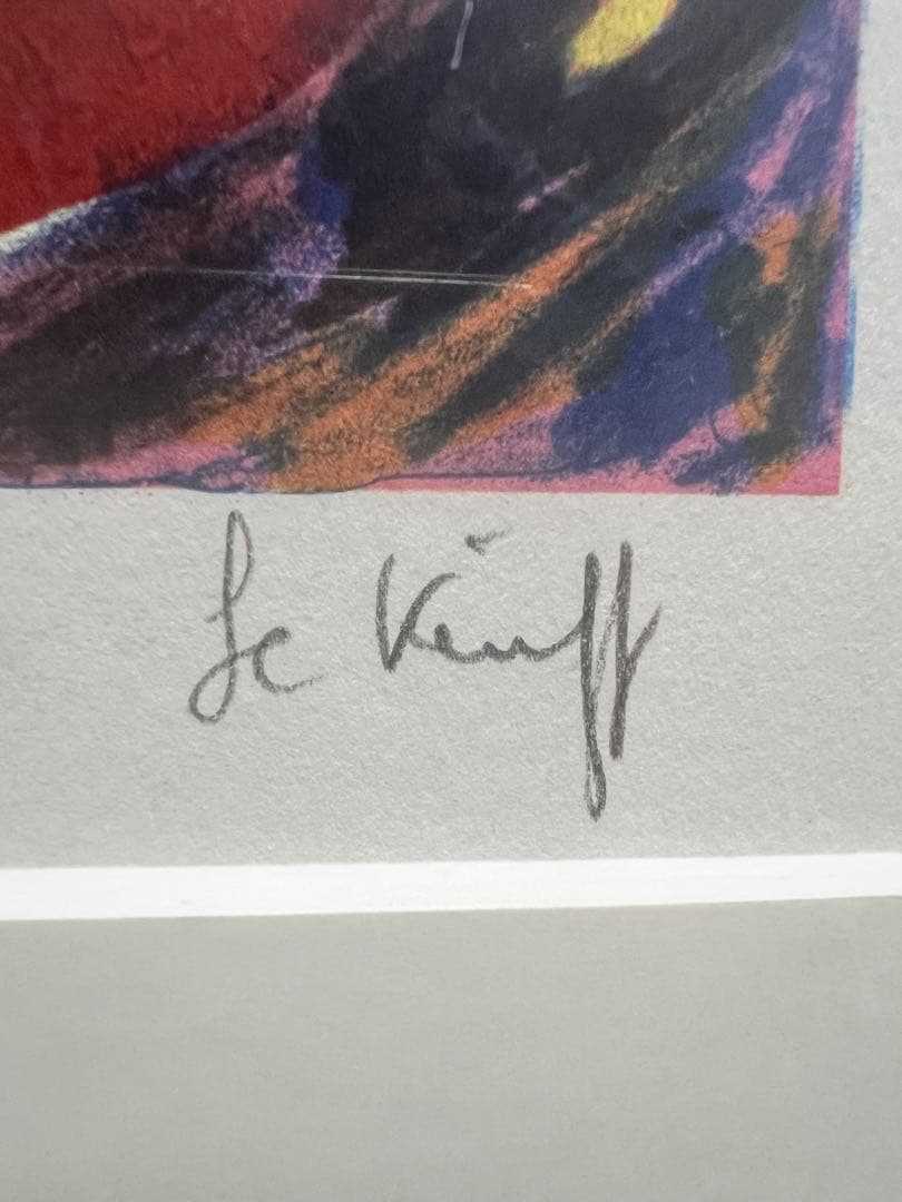 Linda Le Kinff リンダ・ル・キンフ リトグラフ 2枚セット 額装済