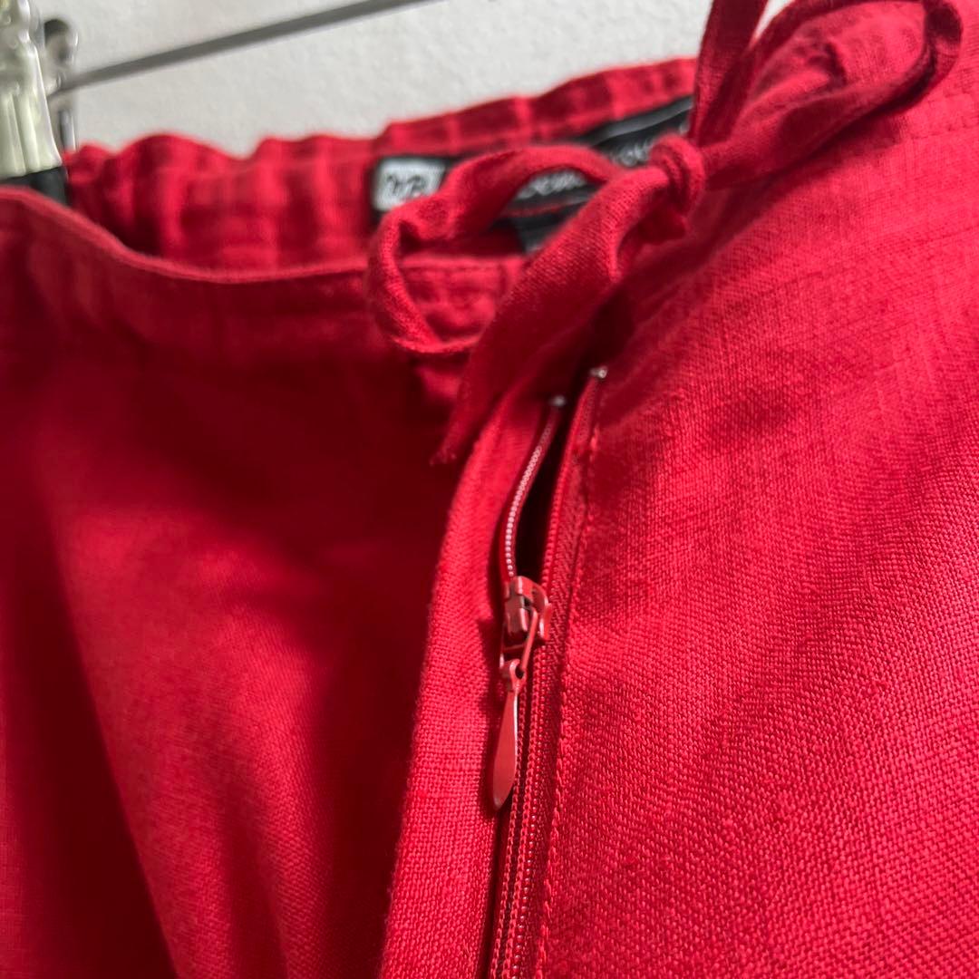 ヨーロッパ 90s 80s リネン カーゴパンツ ヴィンテージ スラックス 麻