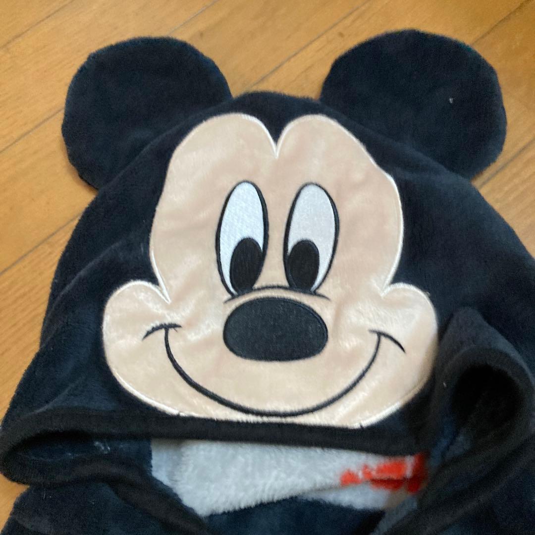 ミッキーマウス フード付きなりきりポンチョ