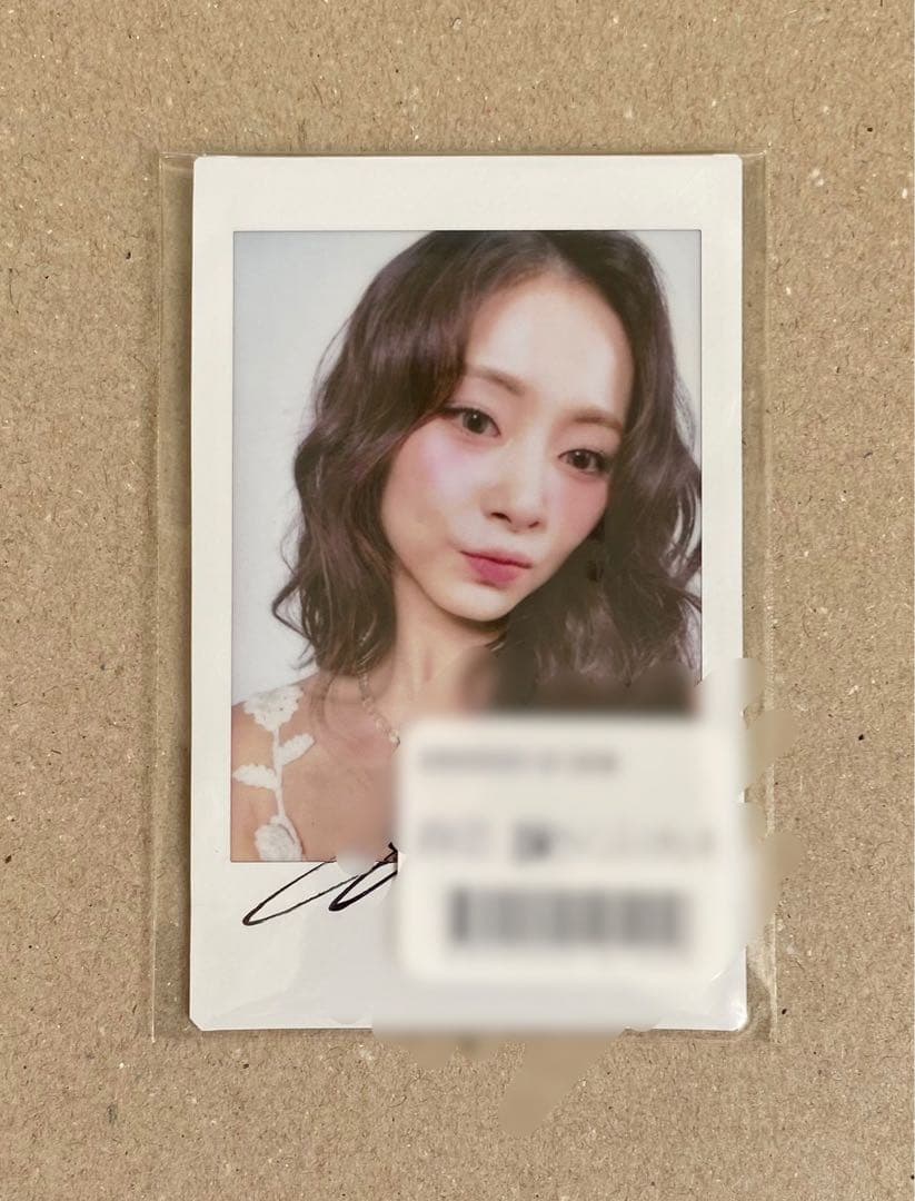 #TWICE5 直筆サイン入りチェキ ツウィ