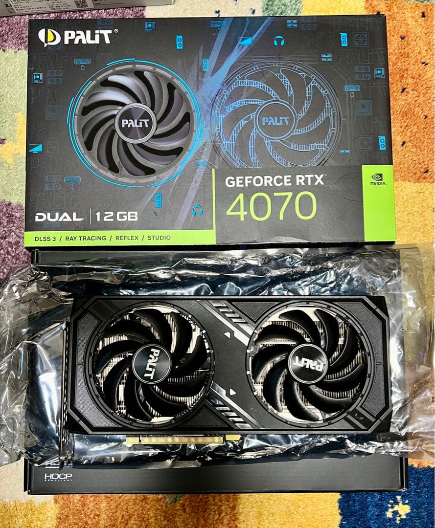 グラフィックボード・グラボ・ビデオカード PALIT GeForce RTX 4070 12GB