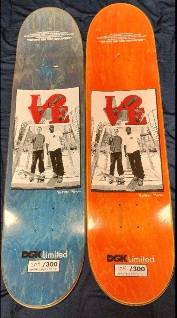 DGK LOVE Deck 限定300枚 青/オレンジ