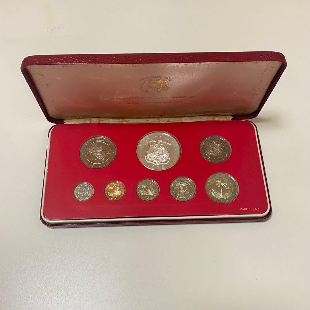 1978年 リベリア共和国 プルーフ セット フランクリン・ミント