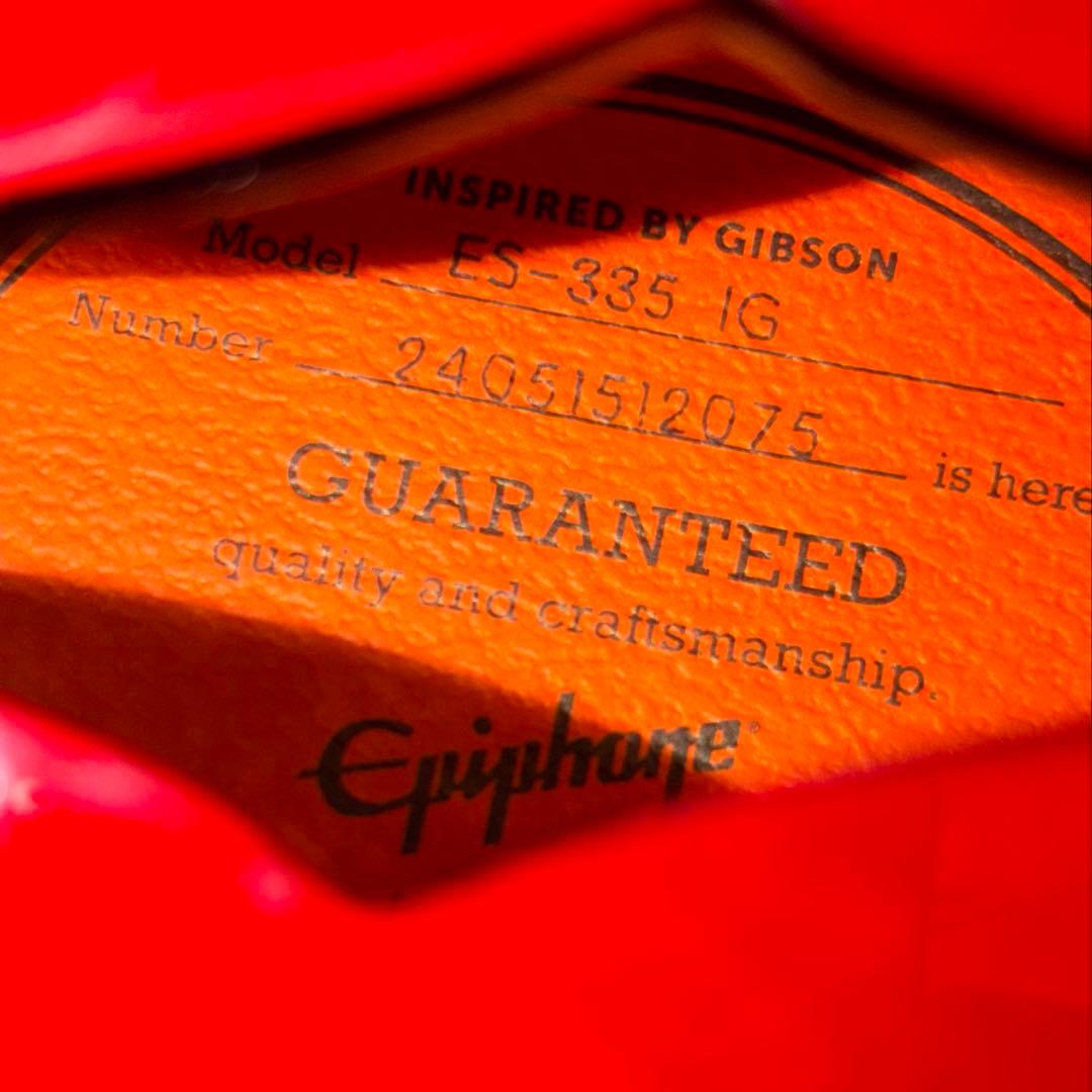 新品　エピフォンES-335 Epiphone