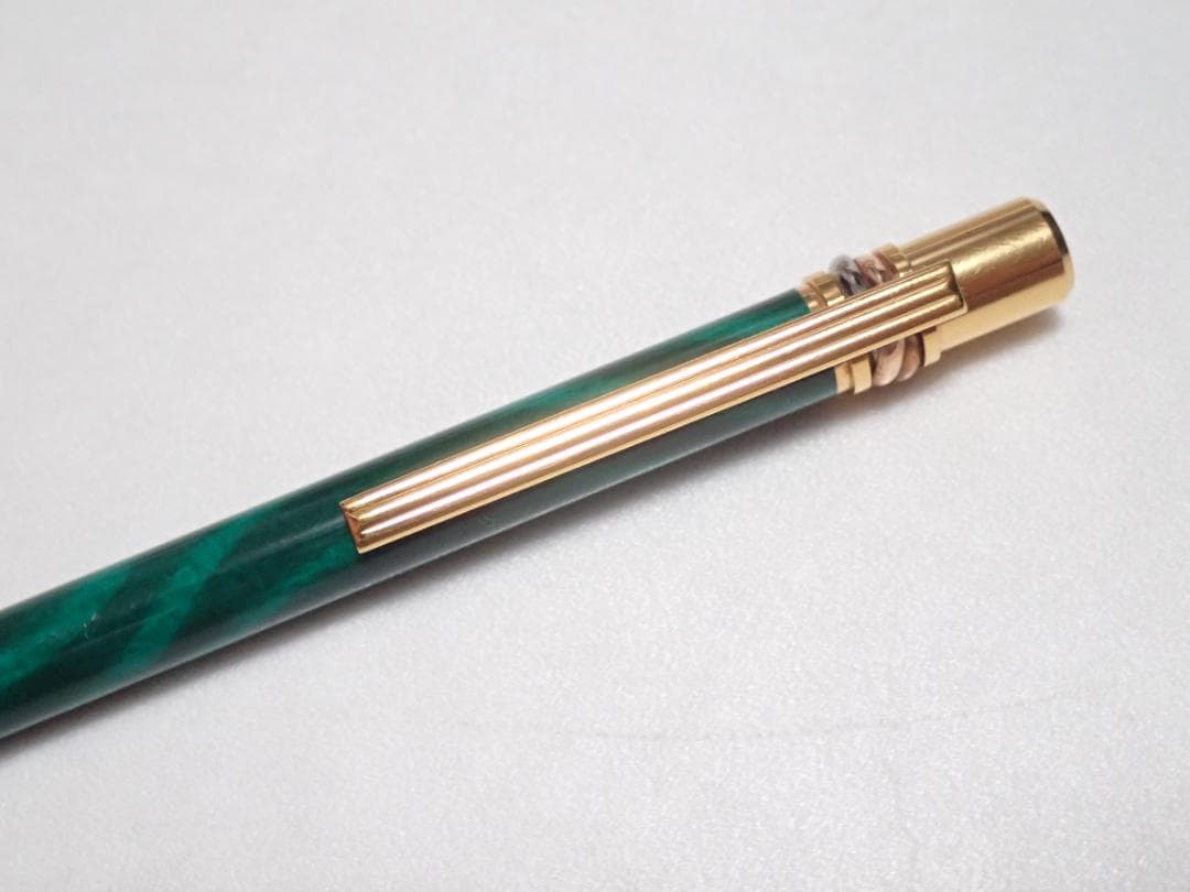Cartier カルティエ ボールペン トリニティ マーブル 筆記可 付属品有