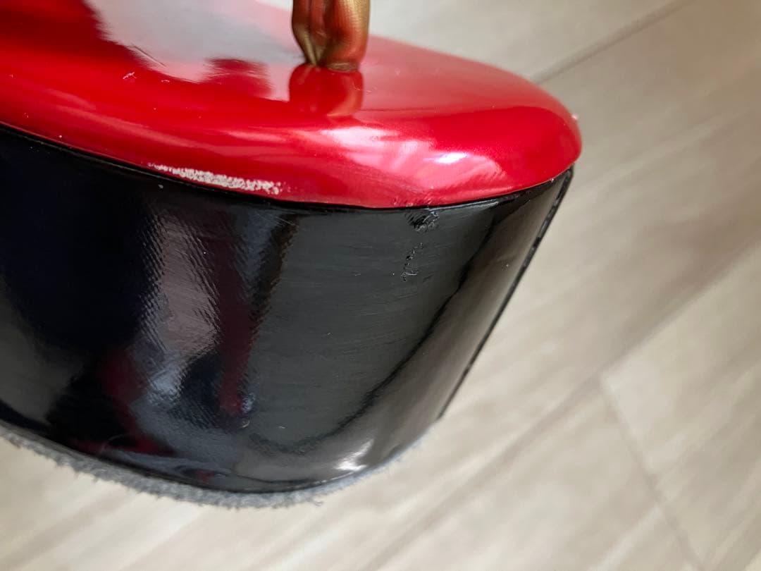 つばき刺繍の和装用バッグと草履セット