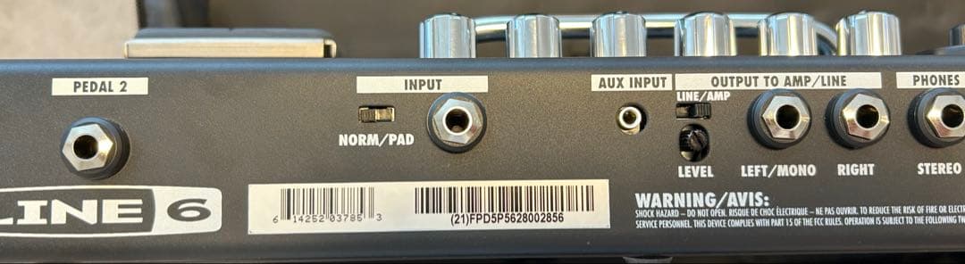 Line6 POD XT LIVE エフェクター、アンプシュミレータ