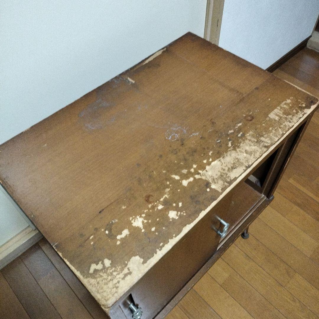 レコードラック　ミッドセンチュリー ブラウンキャビネット　横浜市より引き取り可