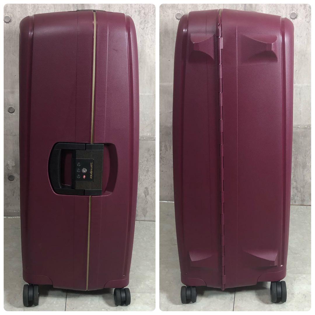 サムソナイト　S'CURE　スーツケース　レッド系　大容量　約138L　4輪