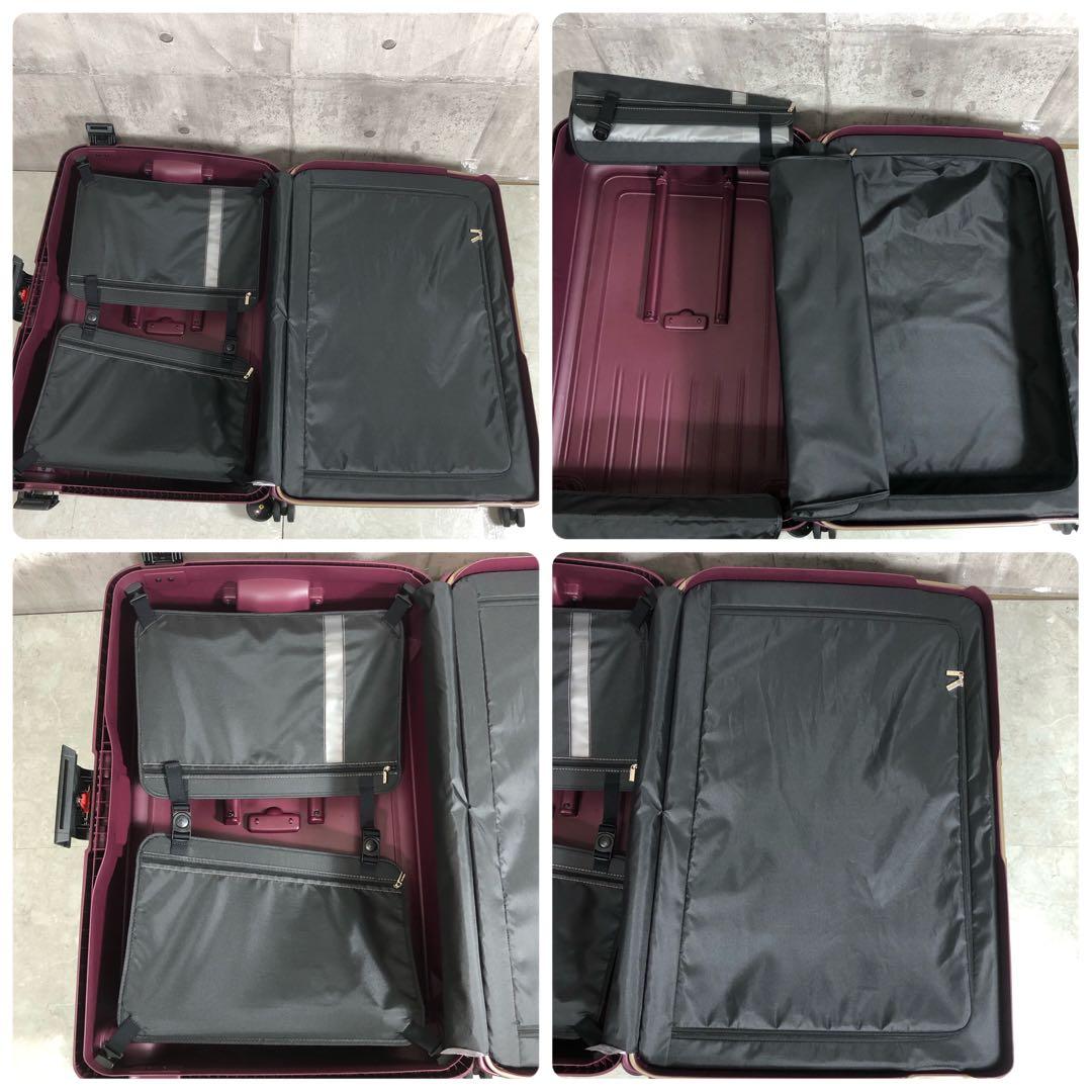 サムソナイト　S'CURE　スーツケース　レッド系　大容量　約138L　4輪