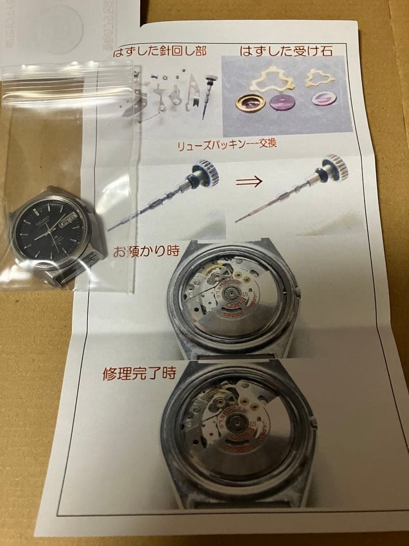 セイコー　52ロードマチック スペシャル　ネイビー　5206-6080