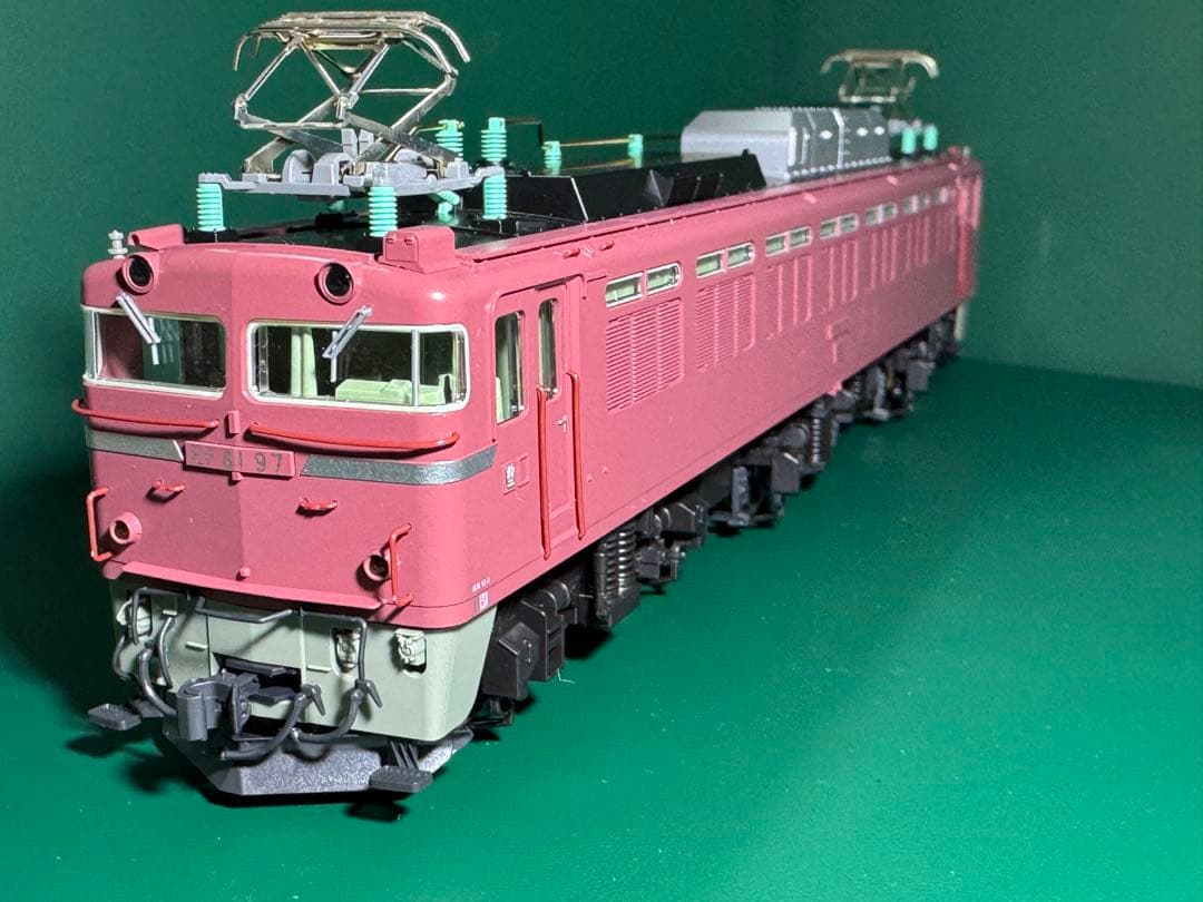 HOゲージ KATO 1-320 EF81 一般色　GUパーツ取付済 登場時仕様