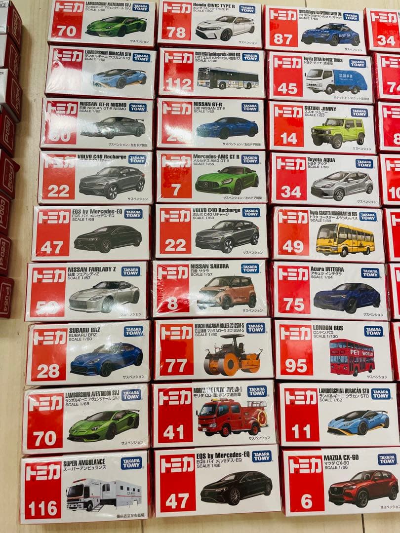 お得！【新品未開封】トミカ53個＋ポケットトミカ16個 まとめ売り 大量セット