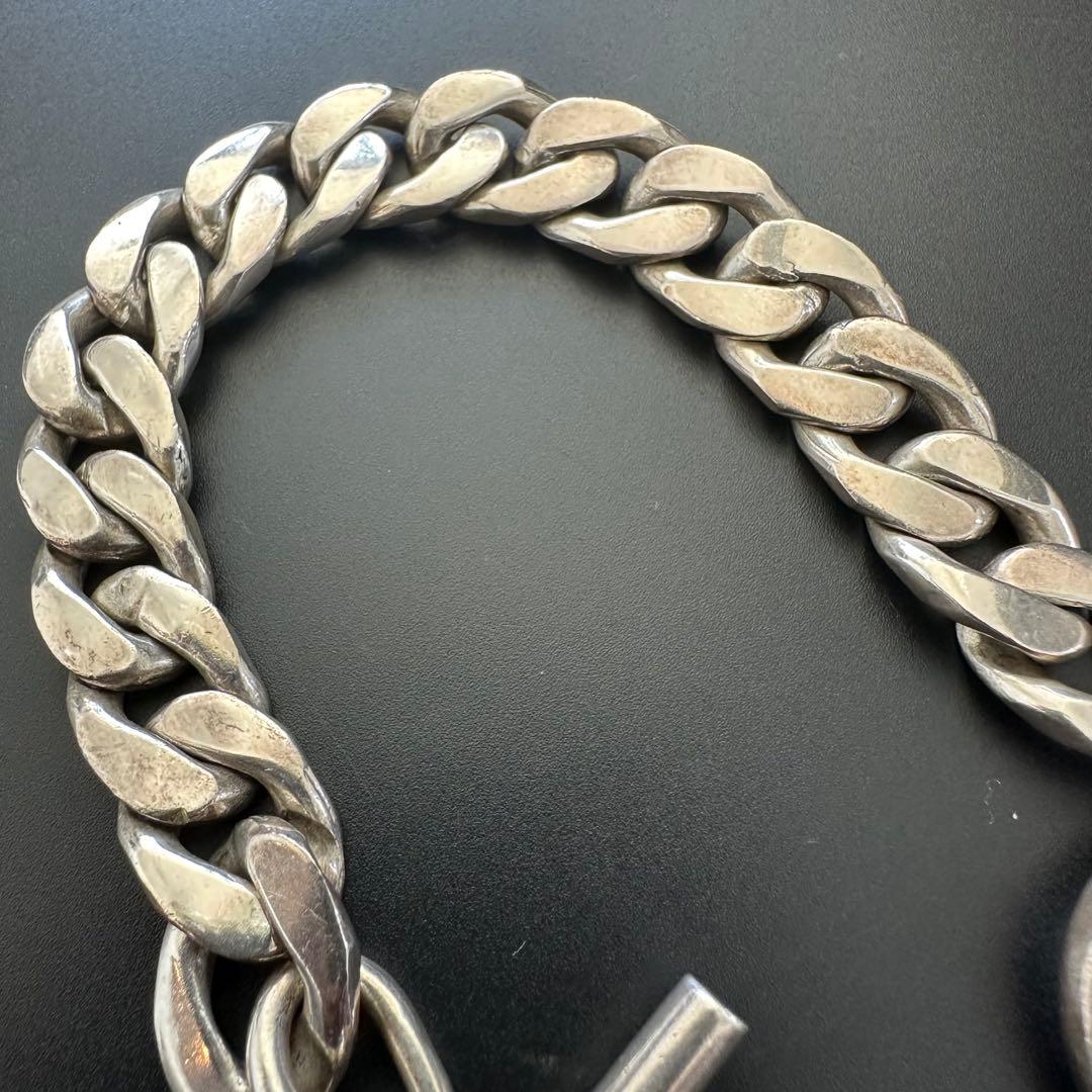 LAVER 11MM CURB CHAIN T BAR ブレスレット　TAXCO