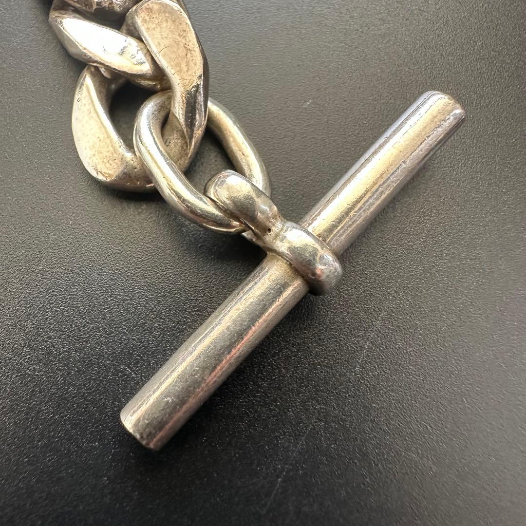 LAVER 11MM CURB CHAIN T BAR ブレスレット　TAXCO