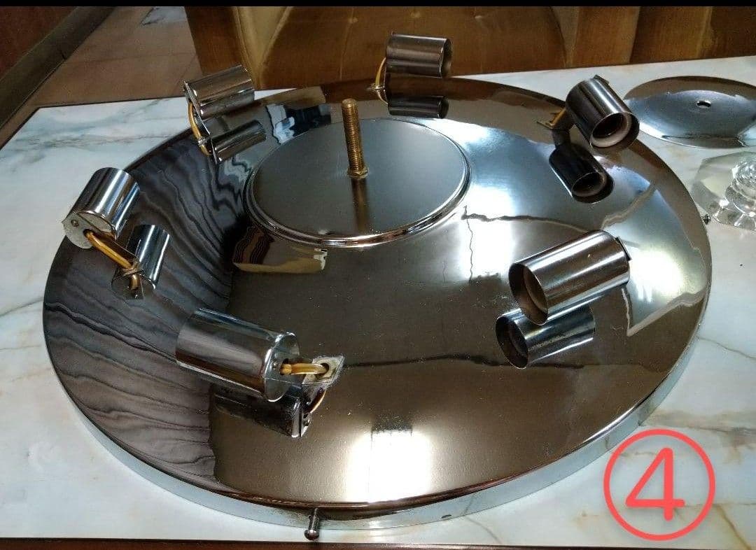 【あいうえお】レトロシャンデリア　かぼちゃ型