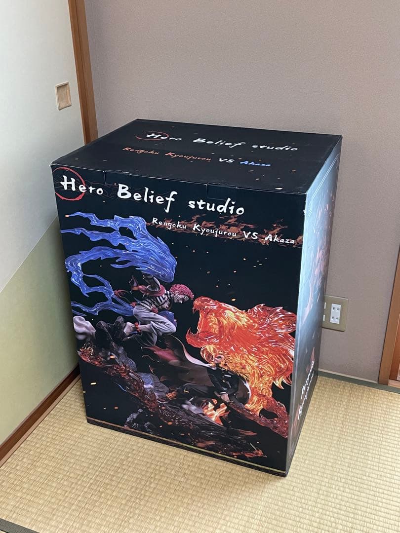 鬼滅　煉獄杏寿郎 vs 猗窩座 フィギュア　Hero Belief studio